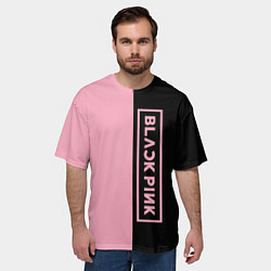 Футболка оверсайз мужская BLACKPINK, цвет: 3D-принт — фото 2