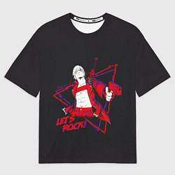 Футболка оверсайз мужская Lets Rock DMC, цвет: 3D-принт