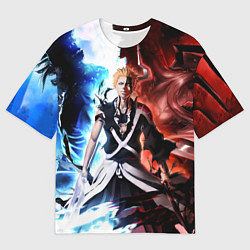 Футболка оверсайз мужская Bleach Ichigo Kurosaki, цвет: 3D-принт