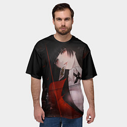 Футболка оверсайз мужская БЕЗУМНЫЙ АЗАРТ ЮМЭКО, цвет: 3D-принт — фото 2