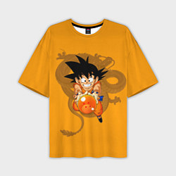 Футболка оверсайз мужская Kid Goku, цвет: 3D-принт