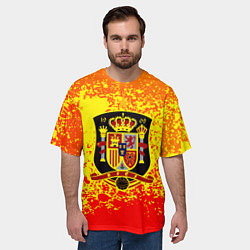 Футболка оверсайз мужская Сборная Испании, цвет: 3D-принт — фото 2