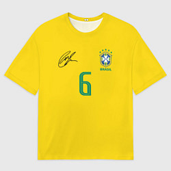 Футболка оверсайз мужская Р Карлос футболка сборной, цвет: 3D-принт