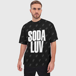 Футболка оверсайз мужская Репер - SODA LUV, цвет: 3D-принт — фото 2