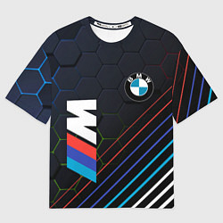 Футболка оверсайз мужская BMW БМВ M COMPETITION, цвет: 3D-принт