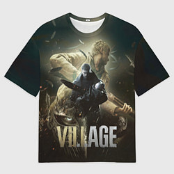 Футболка оверсайз мужская Итан,Крис и деревня RE8, цвет: 3D-принт