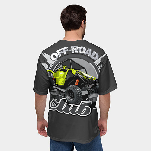 Мужская футболка оверсайз Внедорожный / 3D-принт – фото 4