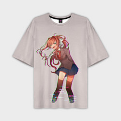 Футболка оверсайз мужская Cyber Monika, цвет: 3D-принт