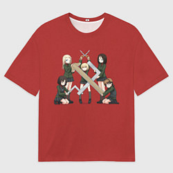 Футболка оверсайз мужская Girls und Panzer Правда, цвет: 3D-принт