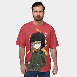 Футболка оверсайз мужская Катюша, цвет: 3D-принт — фото 2