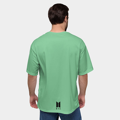 Мужская футболка оверсайз RM x J-Hope / 3D-принт – фото 4