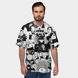 Футболка оверсайз мужская Магическая Битва, цвет: 3D-принт — фото 2