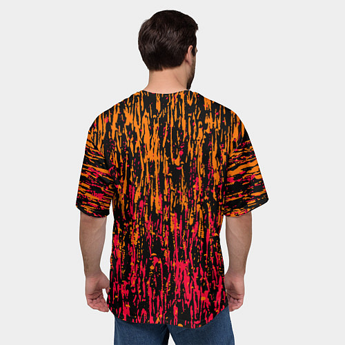 Мужская футболка оверсайз Roma / 3D-принт – фото 4