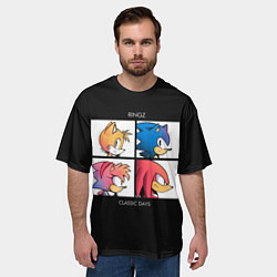 Футболка оверсайз мужская Ringz band, цвет: 3D-принт — фото 2
