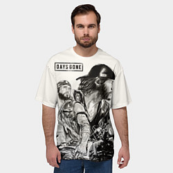 Футболка оверсайз мужская Days Gone, цвет: 3D-принт — фото 2