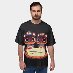 Футболка оверсайз мужская Seller Crossing, цвет: 3D-принт — фото 2