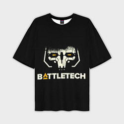 Футболка оверсайз мужская BATTLETECH, цвет: 3D-принт