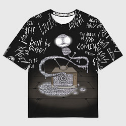 Футболка оверсайз мужская The Binding of Isaac Dogma, цвет: 3D-принт
