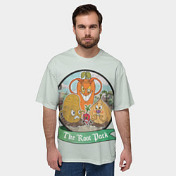 Футболка оверсайз мужская The Root Pack, цвет: 3D-принт — фото 2