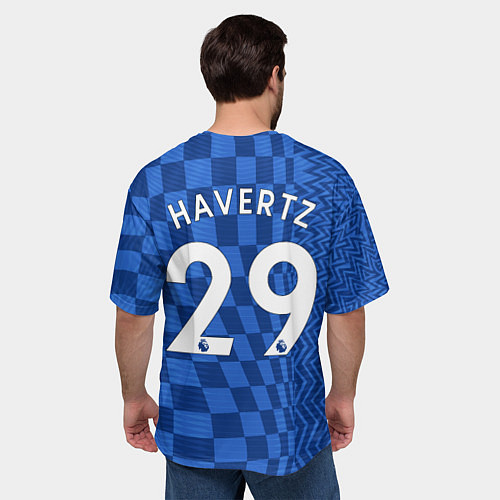 Мужская футболка оверсайз Хаверц Челси фома 20212022 / 3D-принт – фото 4