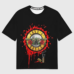 Мужская футболка оверсайз GUNS N ROSES