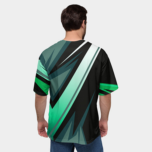 Мужская футболка оверсайз Пикачу в костюме совы / 3D-принт – фото 4