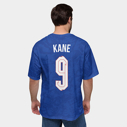 Мужская футболка оверсайз Выездная Форма Гарри Кейна / 3D-принт – фото 4