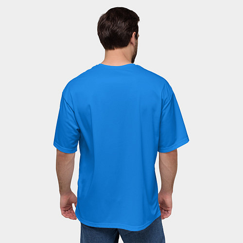 Мужская футболка оверсайз ЛАНГА ХАСЭГАВА SK8 / 3D-принт – фото 4