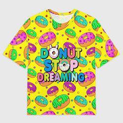 Футболка оверсайз мужская DONUTS, цвет: 3D-принт
