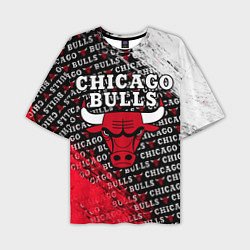 Мужская футболка оверсайз CHICAGO BULLS 6