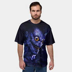 Футболка оверсайз мужская Death Note персонаж Рюк, цвет: 3D-принт — фото 2