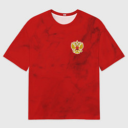Футболка оверсайз мужская СБОРНАЯ РОССИИ 2021 ФОРМА, цвет: 3D-принт