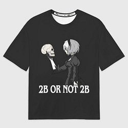 Футболка оверсайз мужская 2B OR NOT 2B, цвет: 3D-принт