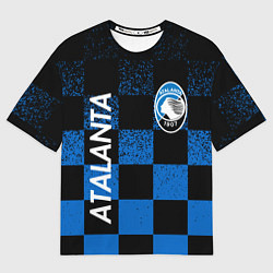 Футболка оверсайз мужская FC ATALANTA ФК АТАЛАНТА, цвет: 3D-принт
