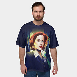 Футболка оверсайз мужская Dana Scully, цвет: 3D-принт — фото 2