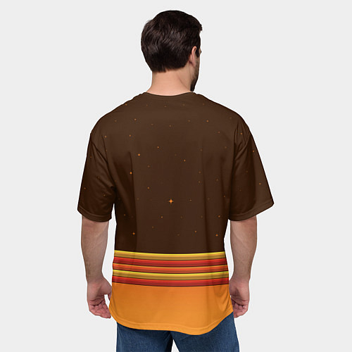 Мужская футболка оверсайз The Dude Abides / 3D-принт – фото 4