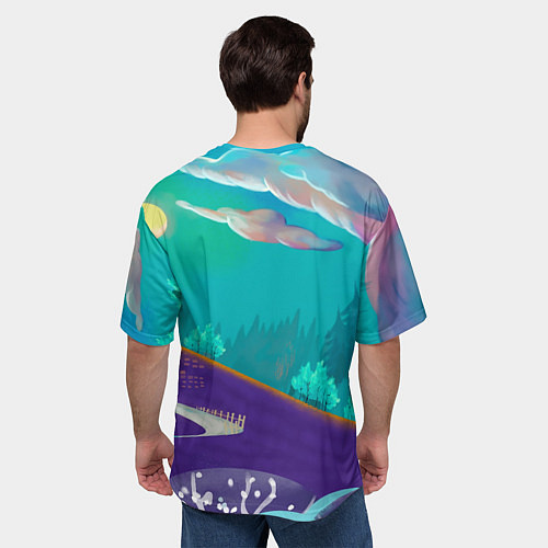 Мужская футболка оверсайз Покемон в костюме / 3D-принт – фото 4