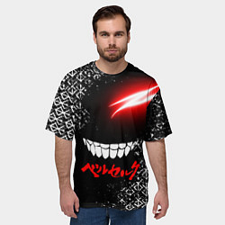 Футболка оверсайз мужская БЕРСЕРК глаз, цвет: 3D-принт — фото 2