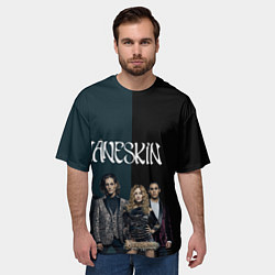 Футболка оверсайз мужская Maneskin New heroes, цвет: 3D-принт — фото 2