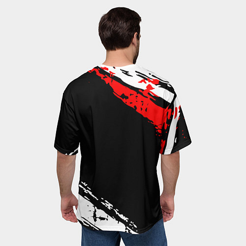 Мужская футболка оверсайз FLY HIGH! Haikyu!! / 3D-принт – фото 4