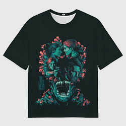 Футболка оверсайз мужская Любовь в апокалипсисе, цвет: 3D-принт