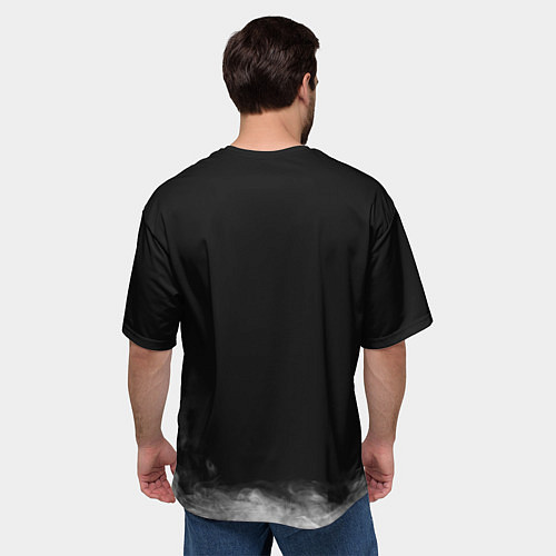 Мужская футболка оверсайз Дамиано Давид Монэскин Z / 3D-принт – фото 4