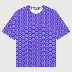 Мужская футболка оверсайз Geometric Background