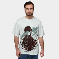 Футболка оверсайз мужская ТОБИО КАГЕЯМА, цвет: 3D-принт — фото 2