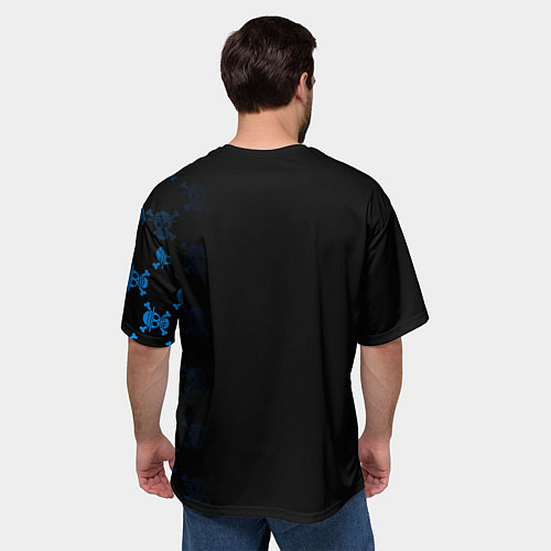 Мужская футболка оверсайз Манки Д Луффи One Piece / 3D-принт – фото 4