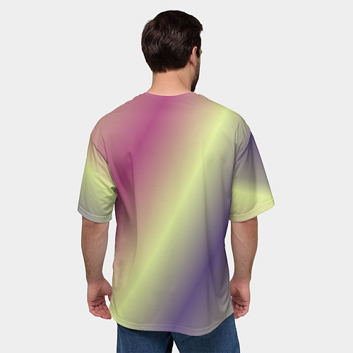 Мужская футболка оверсайз Настроение / 3D-принт – фото 4