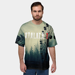 Футболка оверсайз мужская СТАЛКЕРSTALKER 2 КУАРУСЕЛЬ, цвет: 3D-принт — фото 2