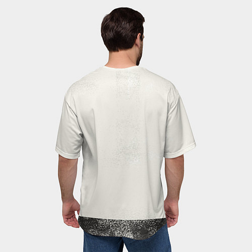 Мужская футболка оверсайз Самурай на коне / 3D-принт – фото 4