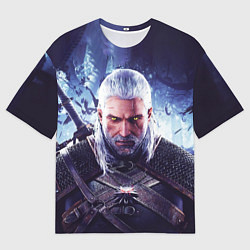 Футболка оверсайз мужская THE WITCHER GERALT OF RIVIA, цвет: 3D-принт