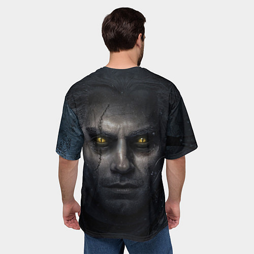 Мужская футболка оверсайз THE WITCHER ГЕРАЛЬТ GERALT / 3D-принт – фото 4